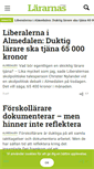 Mobile Screenshot of lararnastidning.se